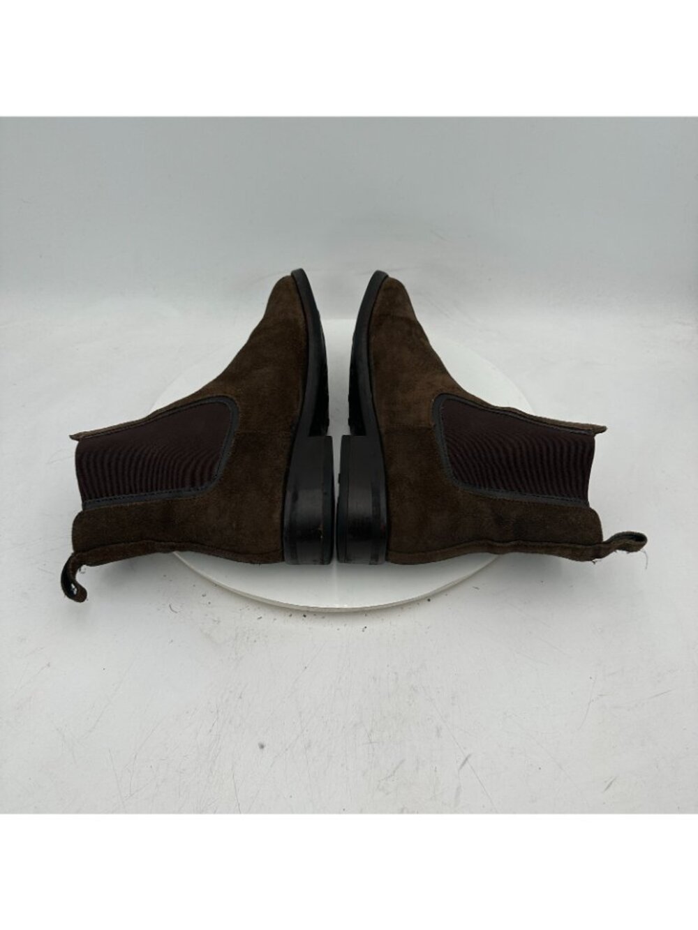 Thursday Boot Co Women Size 8 Brown Suede Leather Side Elastic Chelsea Boot - Picture 6 of 11